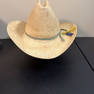 Vintage Resistol Self Confirming Cowboy Hat Sz 7 1/8- Made In Texas